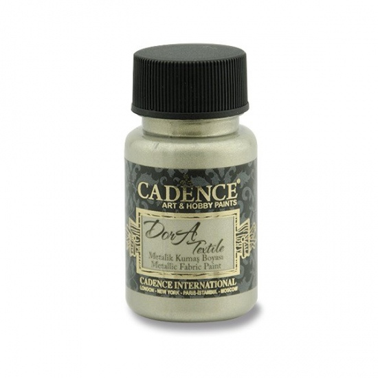 Dora Textile metalická platinová 50 ml CADENCE