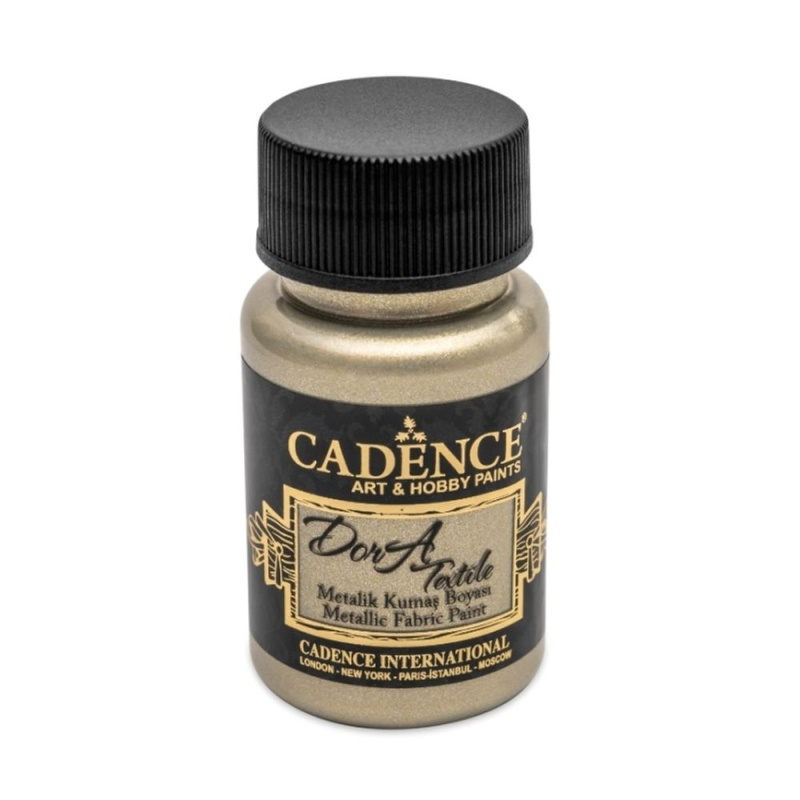 Dora Textile metalická platinová 50 ml CADENCE