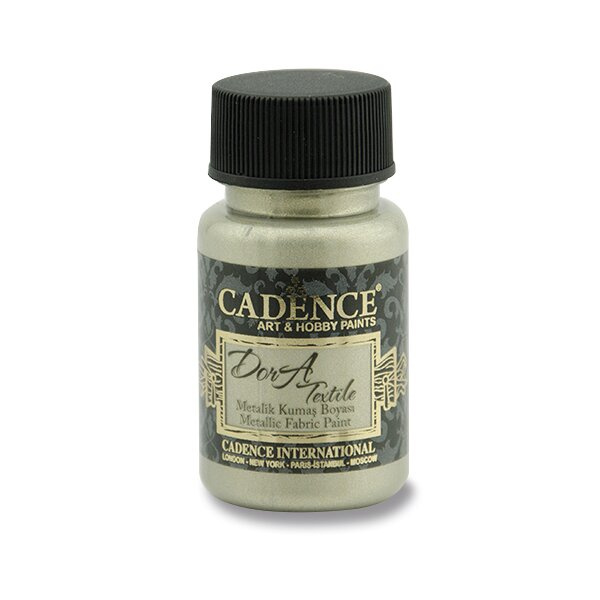 Dora Textile metalická platinová 50 ml CADENCE