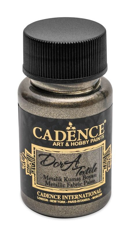 Dora Textile metalická antracitová 50 ml CADENCE