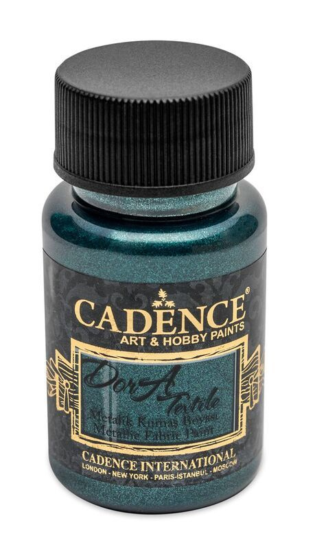 Dora Textile metalická petrolejová 50 ml CADENCE