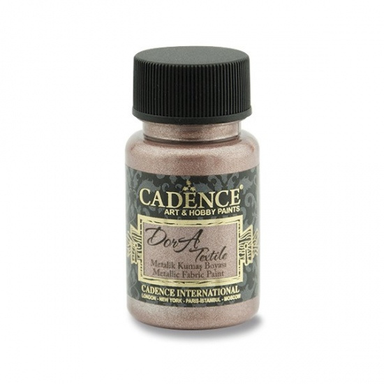 Dora Textile metalická starorůžová 50 ml CADENCE