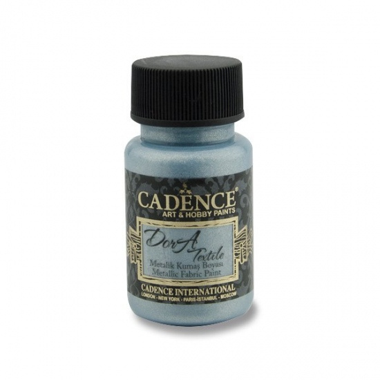 Dora Textile metalická světle modrá 50 ml CADENCE