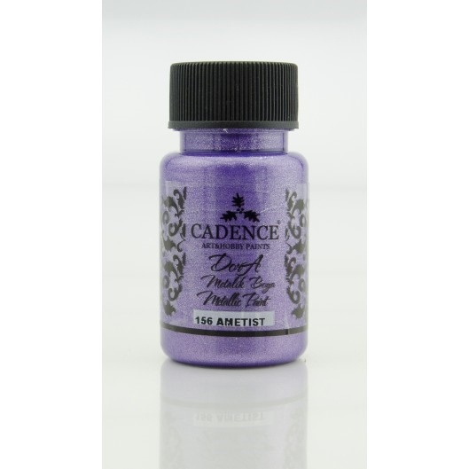 Cadence Metalická akrylová barva Cadence Dora Metallic, 50 ml - VYBERTE ODSTÍN - Metalická akrylová barva Cadence Dora Metallic, 50 ml - amethyst, ametystová