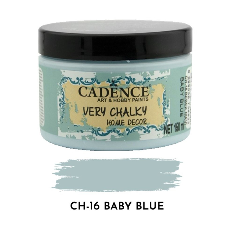 Křídová barva Cadence Very Chalky 150 ml - baby blue modrá baby Aladine
