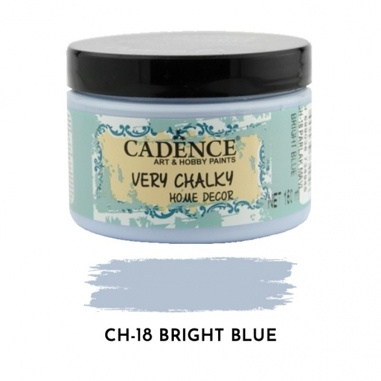 Křídová barva Cadence Very Chalky 150 ml - bright blue jasně modrá Aladine