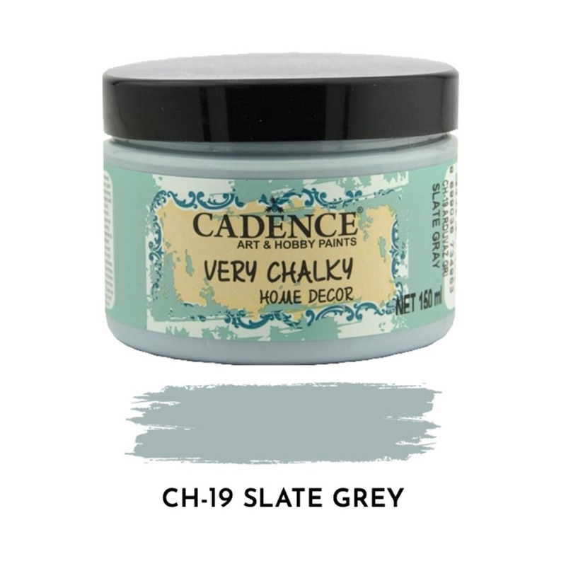 Cadence Křídová barva Cadence Very Chalky, 150 ml - VYBERTE ODSTÍN - Křídová barva Cadence Very Chalky, 150 ml - slate grey, břidlicová sedá
