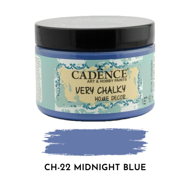 Křídová barva Cadence Very Chalky 150 ml - midnight blue půlnoční modrá Aladine