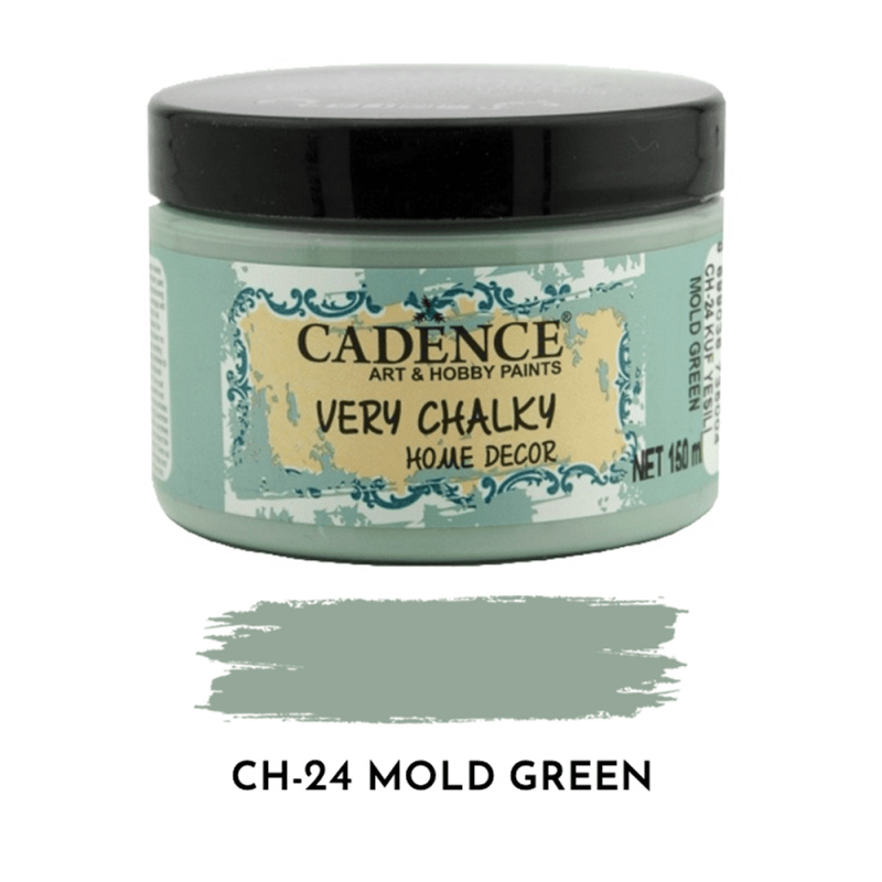 Cadence Křídová barva Cadence Very Chalky, 150 ml - VYBERTE ODSTÍN - Křídová barva Cadence Very Chalky, 150 ml - mold green, mechová zelená