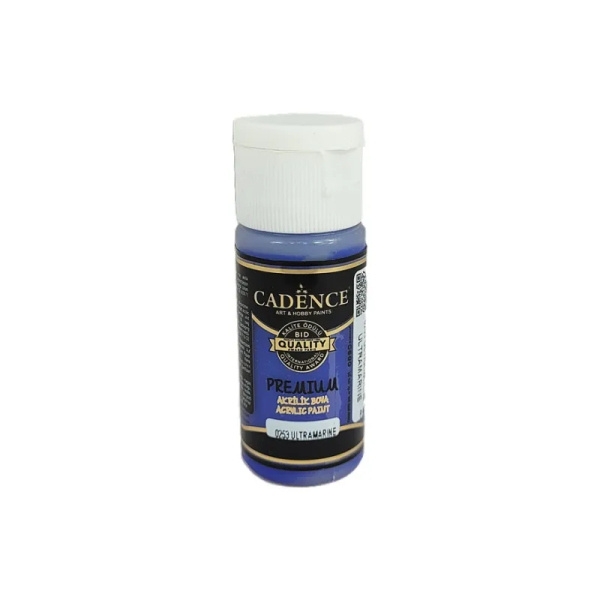 Cadence Akrylová barva Cadence Premium, 25 ml - VYBERTE ODSTÍN - Akrylová barva Cadence Premium, 25 ml - ultramarine, modrá ultramarin