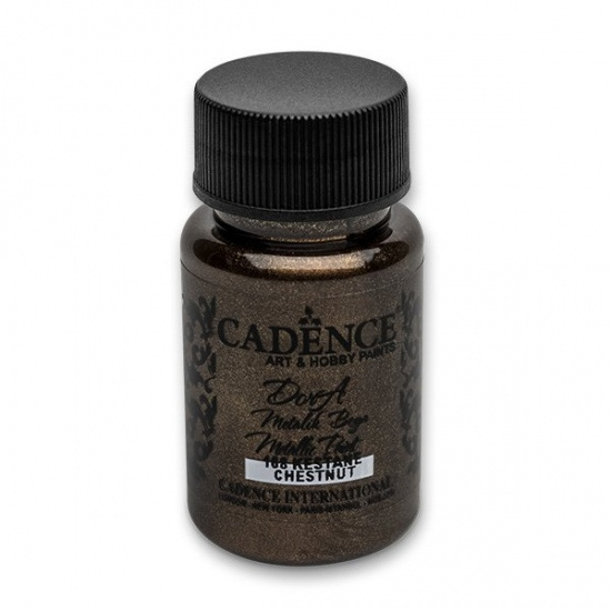 Cadence Metalická akrylová barva Cadence Dora Metallic, 50 ml - VYBERTE ODSTÍN - Metalická akrylová barva Cadence Dora Metallic, 50 ml - chestnut, hnědá kaštanová