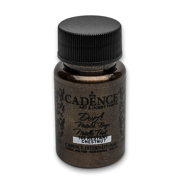 Cadence Metalická akrylová barva Cadence Dora Metallic, 50 ml - VYBERTE ODSTÍN - Metalická akrylová barva Cadence Dora Metallic, 50 ml - chestnut, hnědá kaštanová