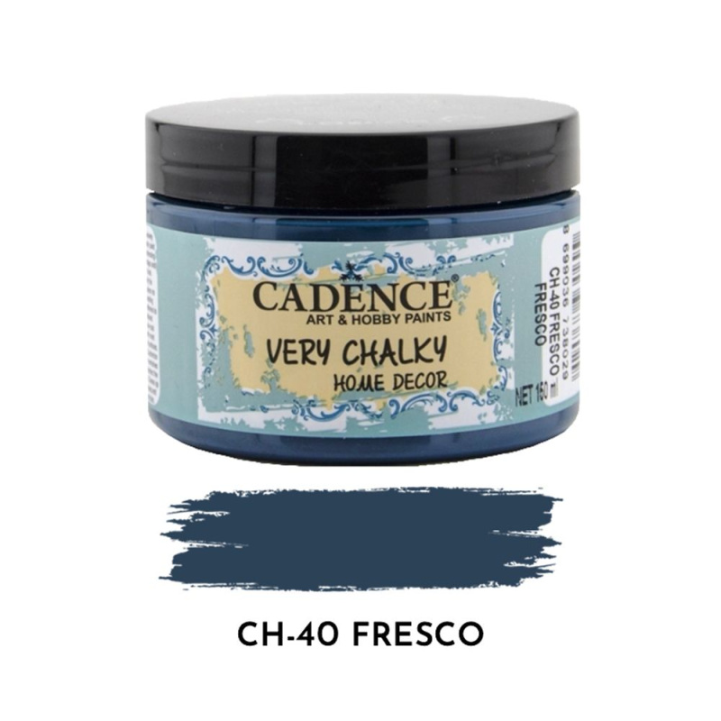 Křídová barva Cadence Very Chalky 150 ml - fresco pruská modrá Aladine