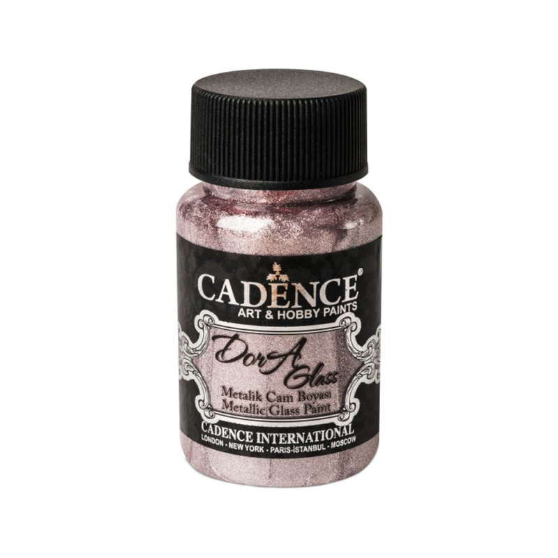Metalická barva na sklo Dora Glass lila antique lilac 50 ml Aladine
