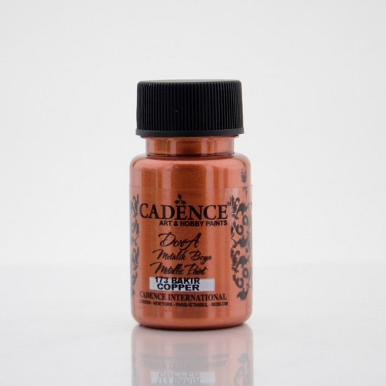 Cadence Metalická akrylová barva Cadence Dora Metallic, 50 ml - VYBERTE ODSTÍN - Metalická akrylová barva Cadence Dora Metallic, 50 ml - copper, měděná