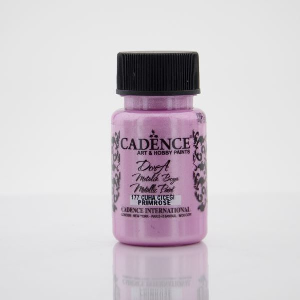 Cadence Metalická akrylová barva Cadence Dora Metallic, 50 ml - VYBERTE ODSTÍN - Metalická akrylová barva Cadence Dora Metallic, 50 ml - primrose, sv. růžová