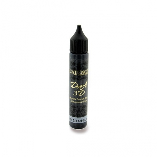 Metalická kontura černá 25 ml CADENCE
