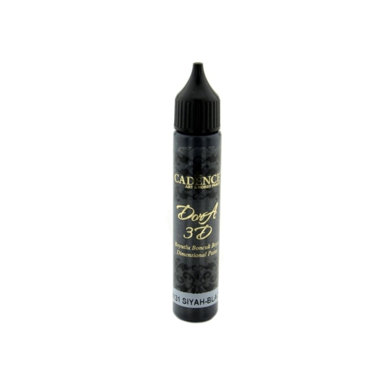 Metalická kontura černá 25 ml CADENCE