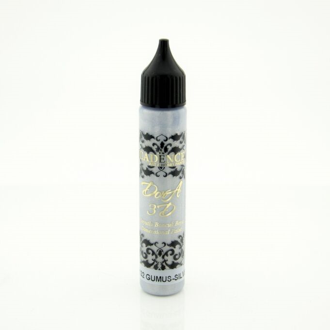 Metalická kontura stříbrná 25 ml CADENCE