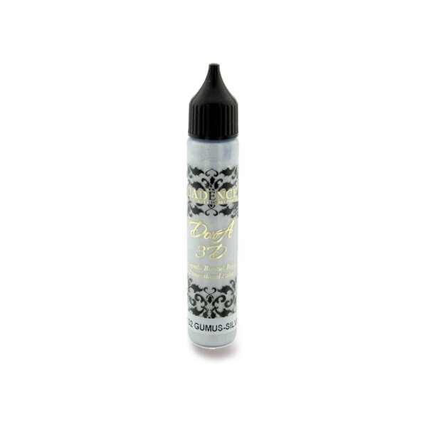 Metalická kontura stříbrná 25 ml CADENCE