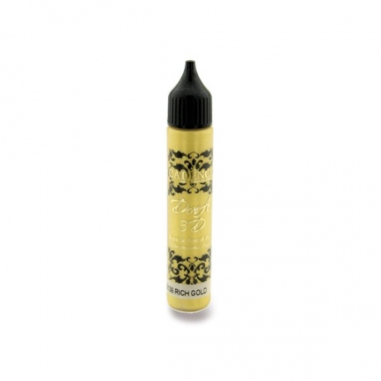 Metalická kontura sytá zlatá 25 ml CADENCE