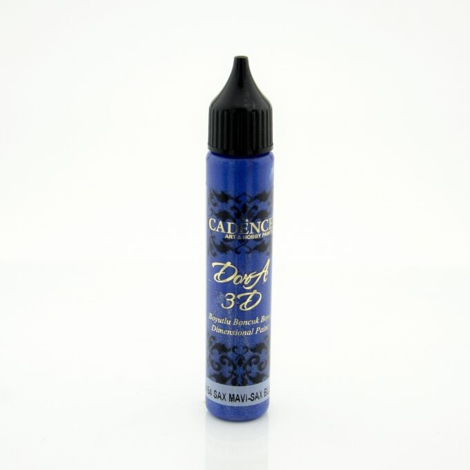 Metalická kontura a 3D barva blue modrá 25 ml Aladine