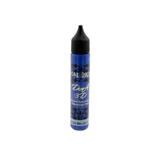 Metalická kontura a 3D barva blue modrá 25 ml Aladine