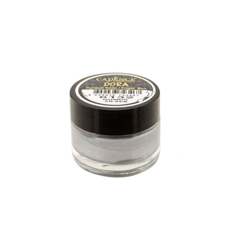 Cadence Metalický patinovací vosk Cadence Dora, 20 ml - VYBERTE ODSTÍN - Metalický patinovací vosk Cadence Dora, 20 ml - silver, stříbrný