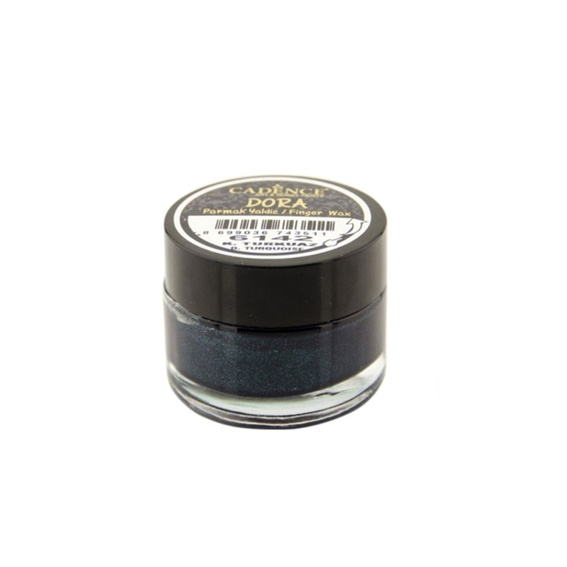 Patinovací metalický vosk 20 ml - tmavý tyrkysový dark turguoise Aladine
