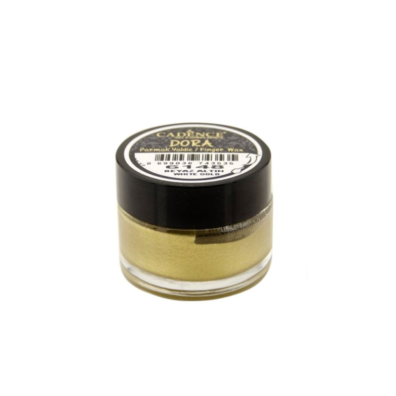 Patinovací metalický vosk 20 ml - bílé zlato white gold Aladine