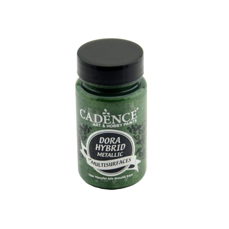 Metalická barva na všechny povrchy Cadence Dora Hybrid 90 ml - (green) zelená Aladine
