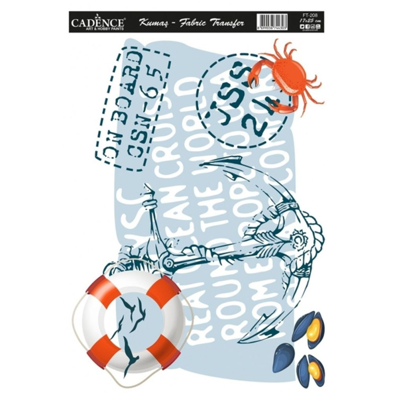 Transferový obrázek na textil - Kotva Aladine
