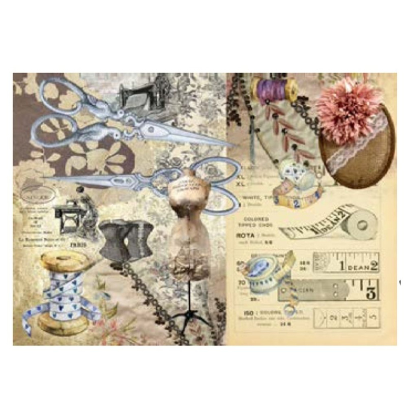 Cadence Rýžový papír Cadence - Švadlenka - VYBERTE VELIKOST - Rýžový papír Cadence, A3 - Švadlenka