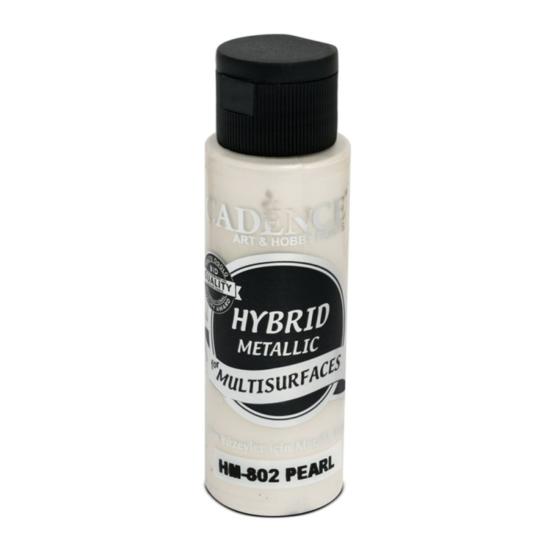 Metalická barva na všechny povrchy Cadence Hybrid Metallic 70 ml - pearl perleťová Aladine