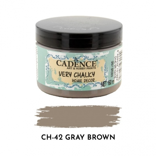 Křídová barva Cadence Very Chalky 150 ml - gray brown šedohnědá Aladine