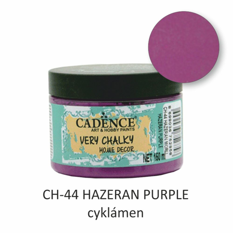 Křídová barva Cadence Very Chalky 150 ml - hazeran purple cyklámen Aladine