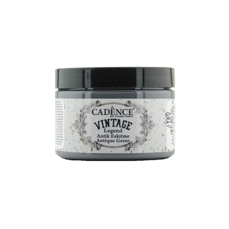 Kamínková barva Cadence Vintage Legend Antique gesso 150ml-gray šedá Aladine