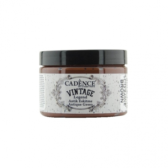 Kamínková barva Cadence Vintage Legend Antique gesso 150ml-brown hnědá Aladine