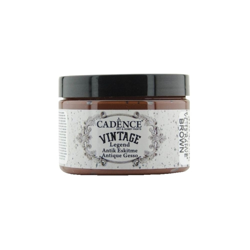 Kamínková barva Cadence Vintage Legend Antique gesso 150ml-brown hnědá Aladine