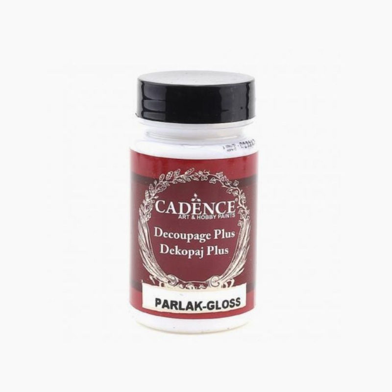 Cadence Lepidlo na rýžový papír Cadence, lesklé - VYBERTE OBJEM - Lepidlo na rýžový papír Cadence Decoupage Plus, 90 ml - lesklé