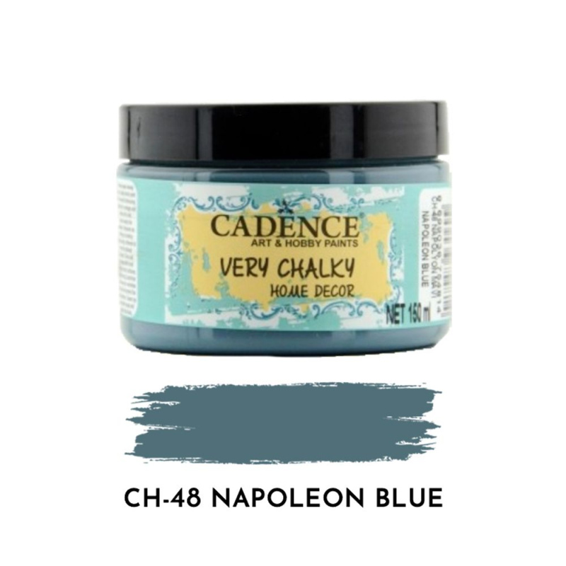 Křídová barva Cadence Very Chalky 150 ml - napoleon blue napoleonská modrá Aladine