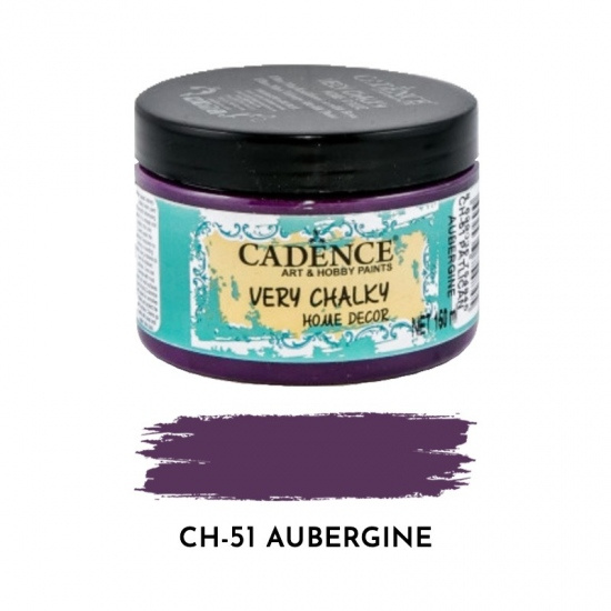 Křídová barva Cadence Very Chalky 150 ml - aubergine lilková Aladine