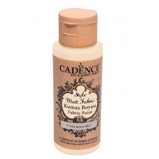 Klasická textilní barva Style Matt Fabric, 59 ml - růžovobéžová, rosy beige Aladine