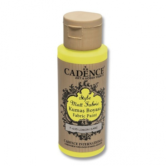 Style Matt Fabric matná žlutá 59 ml CADENCE