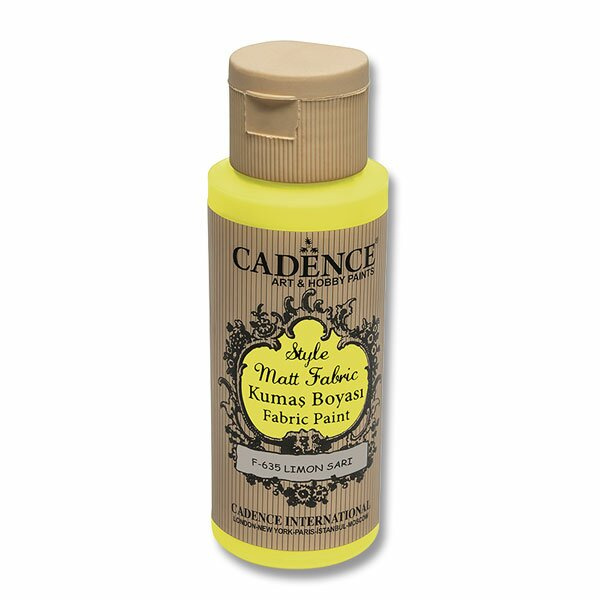 Style Matt Fabric matná žlutá 59 ml CADENCE