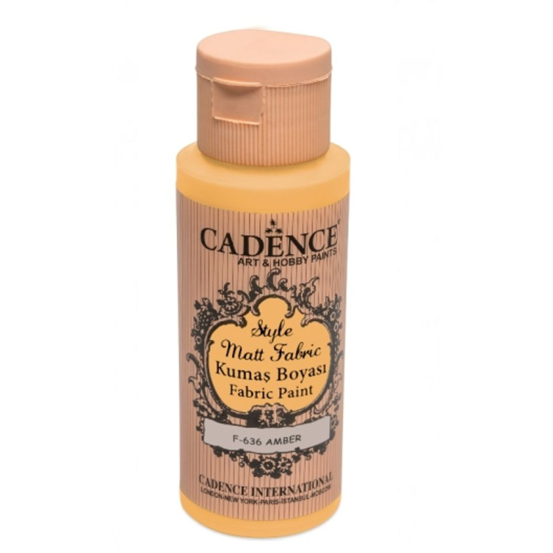 Klasická textilní barva Style Matt Fabric 50ml - jantarová amber Aladine