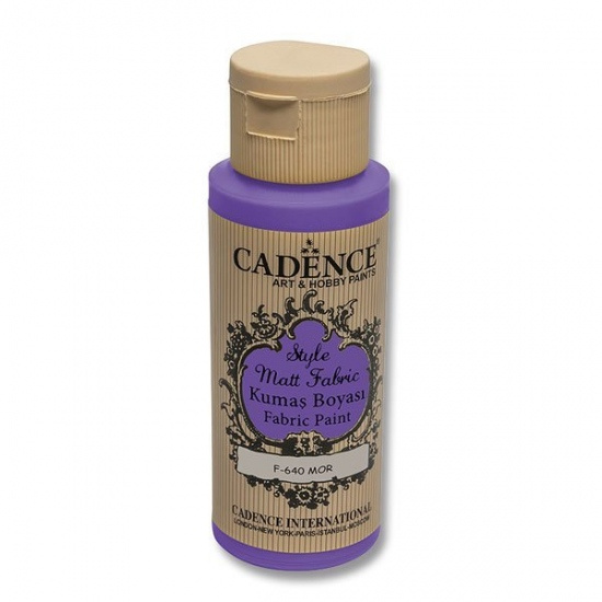 Cadence Barva na textil Cadence Style Matt Fabric, 59 ml - VYBERTE ODSTÍN - Barva na textil Cadence Style Matt Fabric, 59 ml - purple, fialová