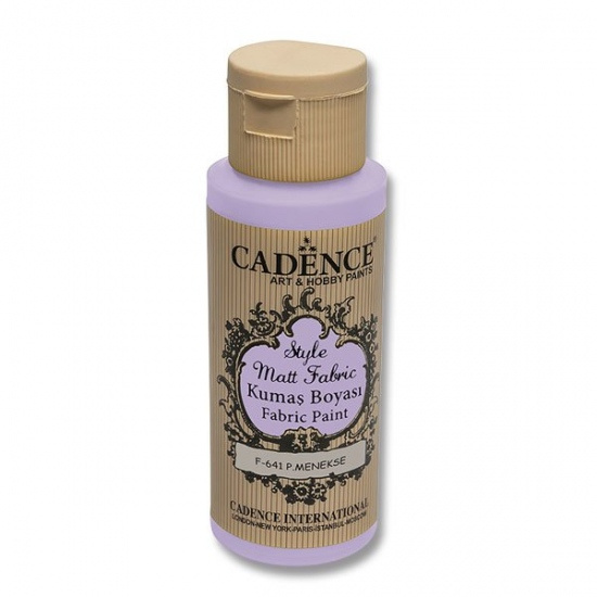 Cadence Barva na textil Cadence Style Matt Fabric, 59 ml - VYBERTE ODSTÍN - Barva na textil Cadence Style Matt Fabric, 59 ml - p. violet, sv. fialová
