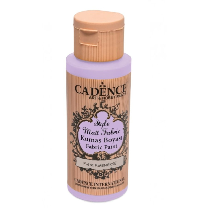 Cadence Barva na textil Cadence Style Matt Fabric, 59 ml - VYBERTE ODSTÍN - Barva na textil Cadence Style Matt Fabric, 59 ml - p. violet, sv. fialová