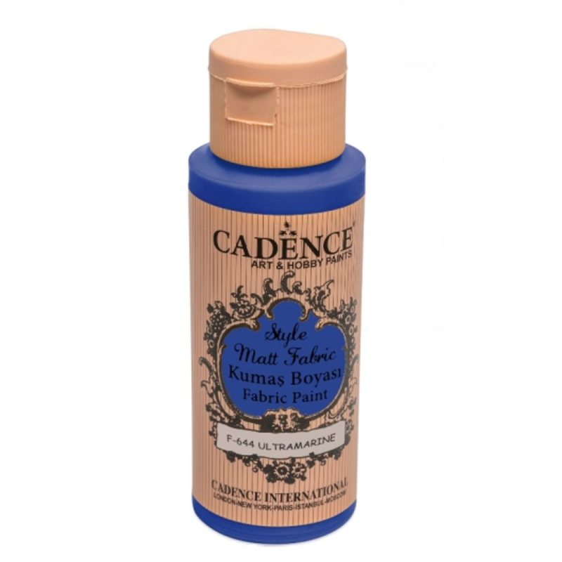 Cadence Barva na textil Cadence Style Matt Fabric, 59 ml - VYBERTE ODSTÍN - Barva na textil Cadence Style Matt Fabric, 59 ml - ultramarin, ultramarínová modrá
